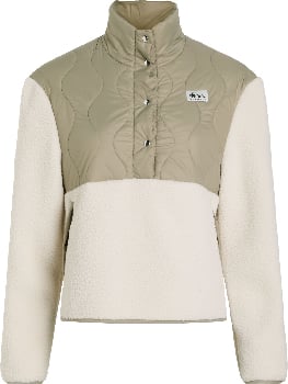 Damenjacke von McKinley mit gestepptem Oberteil und Fleeceärmeln.