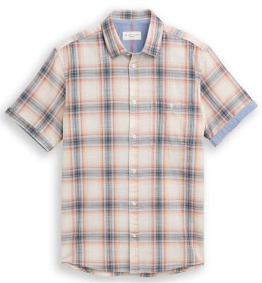 Tom Tailor Checked Shirt férfi ing