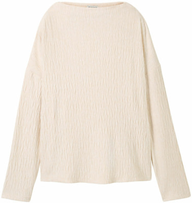 Tom Tailor TOM TAILOR Cosy Mock Neck Női L/S póló