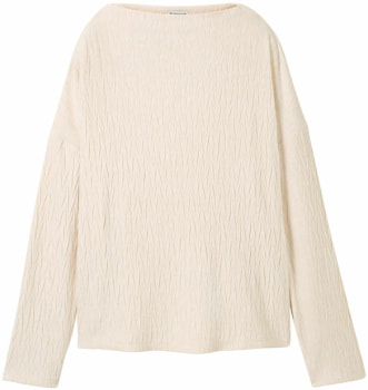 Tom Tailor TOM TAILOR Cosy Mock Neck Női L/S póló
