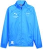 Blaue Jacke mit Puma-Logo, Intersport-Aufschrift und Initialen JR.
