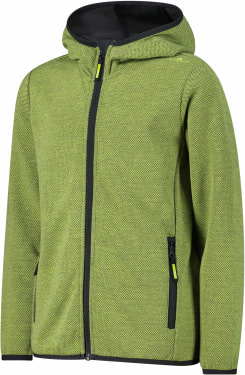 Fleecejacke mit Kapuze