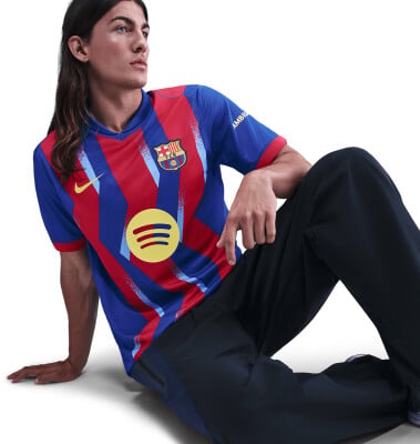 Nike FCB M Nk Df Jsy SS Fantrikot Nike FCB M Nk Df Jsy SS Fantrikot