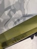 Goldener Fahrradrahmen mit CUBE STEREO Schriftzug und Größenangabe.