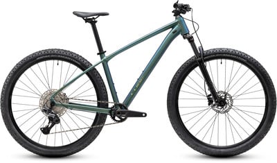 Modernes Mountainbike mit Federgabel und Scheibenbremsen. Modernes Mountainbike mit Federgabel und Scheibenbremsen.