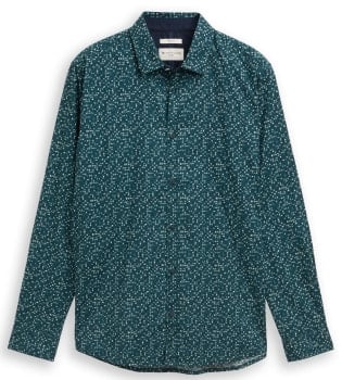 Tom Tailor Fitted Printed férfi hosszú ujjú póló