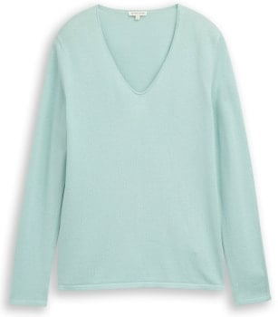 Tom Tailor Basic V-Neck női pulóver