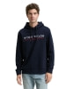 Tom Tailor Printed Hoodie férfi kapucnis felső