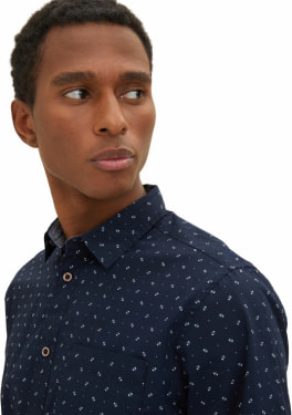 Printed Shirt férfi rövid ujjú ing