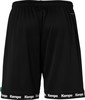 Schwarze Herrenshorts mit Kempa-Logo am Saum.