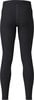 Schwarze lange Leggings mit gesteppter Naht hinten.