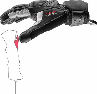 Leki Griffin Pro 3D Skihandschuhe mit Touchfunktion