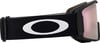 Oakley Skibrille mit schwarzem Band und weißem Logo