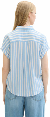 Tom Tailor TOM TAILOR Striped SS Blou. Da. Bluse