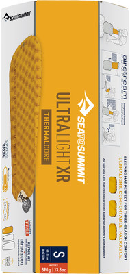 Gelbe Sea to Summit Ultralight XR Isomatte mit Thermal Core. Gelbe Sea to Summit Ultralight XR Isomatte mit Thermal Core.