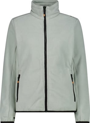 Graue Fleecejacke mit Stehkragen und schwarzem Reißverschluss. Graue Fleecejacke mit Stehkragen und schwarzem Reißverschluss.
