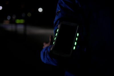 No Brand Wheel-Bee Night Hawk Running Armbag 8x LED-Light