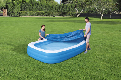 Bestway Abdeckplane für Family Pool Happy Flora