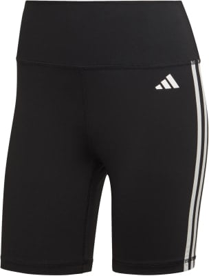 adidas Training Essentials 3-Streifen High-Waisted kurze Tights