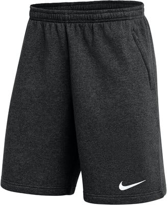Herren dunkelgraue Nike Jogginghose Shorts mit Logo am Bein.