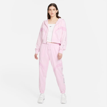 Air Oversized Fleece Hoodie mit Fullzip