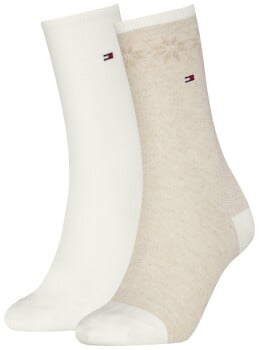 Tommy Jeans TOMMY HILFIGER Fair Isle Da. Socken Mehrfachgrößen 2erPack