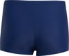 Dunkelblaue Badehose für Herren mit geradem Schnitt und Nähten.