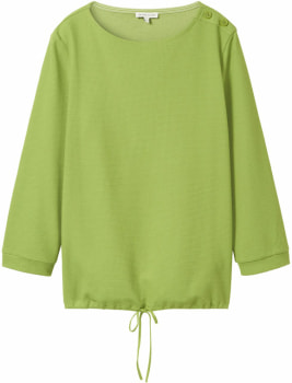 Tom Tailor TOM TAILOR Waffle Crew Női L/S póló