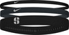 Drei schwarze Nike-Sportstirnbänder, eines mit Logo, eines mit der Zahl 9.