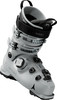 Weiße Atomic Hawx Prime Skischuhe mit schwarzen Schnallen und BOA-System.