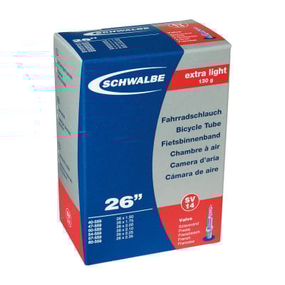 Schwalbe Fahrradschlauch Extralight Sclaverand/Presta 40 mm SV14 - diverse Größen