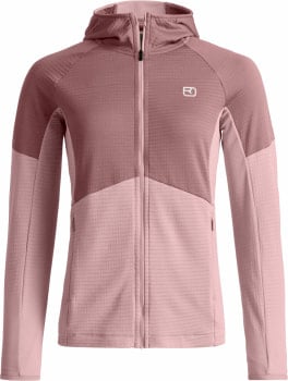 Ortovox Fleece Light Grid Fleecejacke mit Kapuze