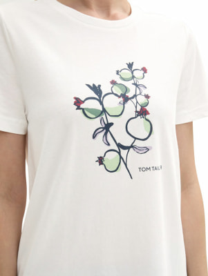 Tom Tailor TOM TAILOR Crew Neck Artwor Női póló