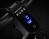 Detail eines E-Scooter-Displays von PURE mit Geschwindigkeitsanzeige 0 und Akku-Anzeige.