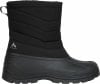 Schwarzer Winterstiefel von McKinley mit gestepptem Obermaterial und Gummisohle.