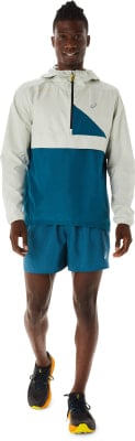 Asics Fujitrail Anorak Laufjacke mit Kapuze