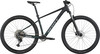 Schwarzes Scott Mountainbike mit Federgabel und Scheibenbremsen.