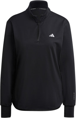 adidas Techfit AEROREADY negyedcipzáras női felső
