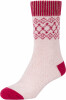 Camano Wmn Cosy Jacquard Socks 2p Mehrfachgrößen