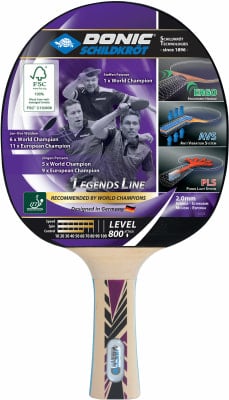 Donic-Schildkröt Legends 800 FSC Tischtennisschläger