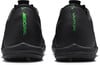 Schwarze Schuhe mit grüner Beschriftung Mercurial und Vapor.