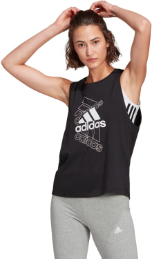 Essentials Stacked Logo Tanktop