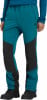 Herren-Outdoorhose in Türkis mit schwarzen Einsätzen.