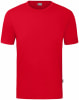Rotes T-Shirt mit kurzen Ärmeln und Rundhalsausschnitt von Jako.