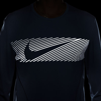 Nike UV Miler Flash langarm Laufshirt