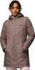 Damen-Steppjacke von Columbia mit Kapuze, beige.