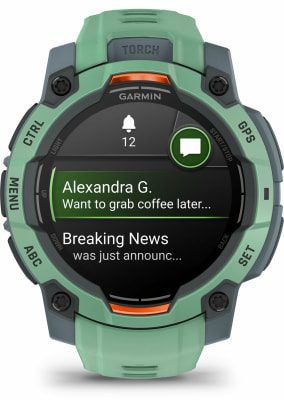 Garmin Instinct 3 Amoled Multisport Smartwatch - 45mm