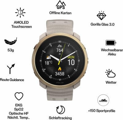 Polar Vantage M3 Multisport Smartwatch