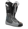 Innenschuh für Skischuhe mit orangefarbenem Detail und perforiertem Muster.