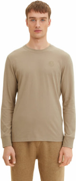 TOM TAILOR LS W.Chest Print férfi póló